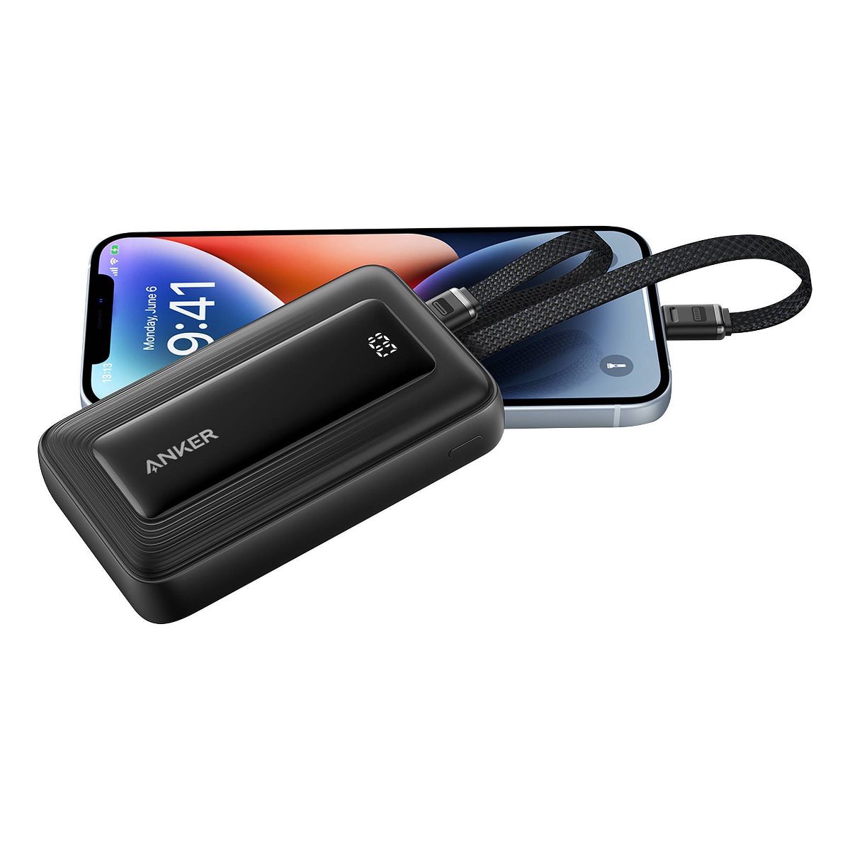 Anker 30W 10000mAh Power Bank with 2 Built-in USB-C Cable - thumbnail 4