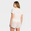 Women's Pointelle Short Sleeve Top and Shorts Pajama Set - Wild Fable™ - 2 of 3
