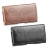 LUXMO Large Horizontal Universal Leather Pouch- Brown - 4 of 4