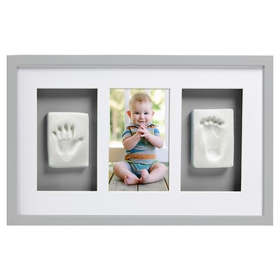 Pearhead Babyprints Hand & Foot Wall Frame - Gray