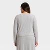 Women's Variegated Ribbed Pajama Cardigan - Auden™ - 2 of 3