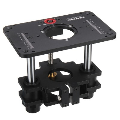 GOTGELIF GD7 PRO Router Lift for Wood Router Set Up Lift with Router Plate Precision Woodworking 65mm