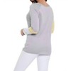 Women's "LOVE ME" V-Neck Top - ANGEL - 2 of 4