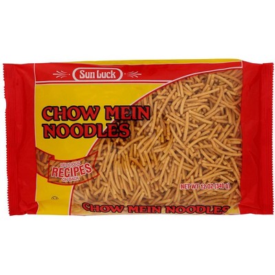 Sun Luck Chow Mein Noodles - 12 pack, 12 oz
