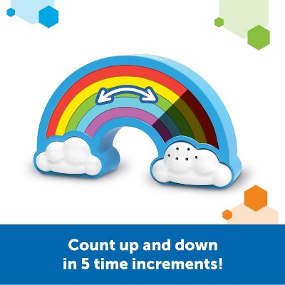 Multicolor Rainbow Visual Timer for Kids with Adjustable Volume