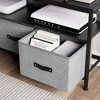 TV Stand Dresser for Bedroom with 3 Fabric Drawer Entertainment Center for 55 Inch Television - 4 of 4