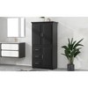 TIRAMISUBEST Tall and Wide Bathroom Storage Cabinet with 3 Doors and 3 Storage Drawers, Freestanding Bathroom Floor Cabinet with Adjustable Shelf - 4 of 4