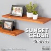 RESTORE Sunset Cedar 24 in. Wood Shelf (Wood Only) by Pipe Decor - 2 of 4