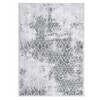 Vintage Area Rug 5x7 Machine Washable Living Room Rug, Non-Slip Non-Shedding Distressed Carpet, Low Pile Indoor Foldable Printed Floral Rug - 2 of 4