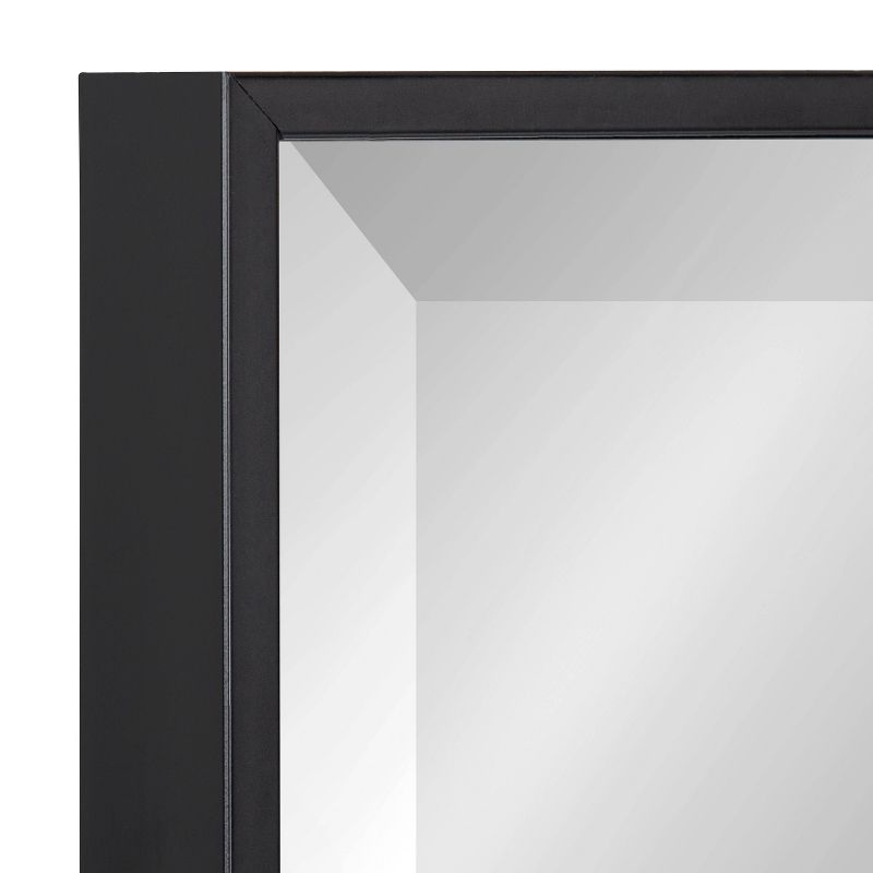 22.7&#34; x 28.7&#34; Rhodes Rectangle Wall Mirror Black - Kate &#38; Laurel All Things Decor, 4 of 8
