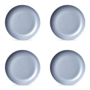 TAG Set 4 Light Blue Melamine Plastic Dinner Plate Dishwasher Safe Indoor/Outdoor 11x11 inch - 1 of 3