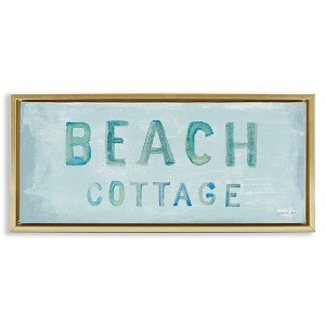 Stupell Industries Rustic Beach Cottage Watercolor, 31" x 14" - 1 of 4