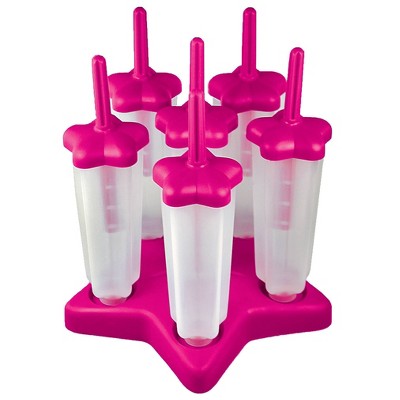 Tovolo Star Pop Molds (Set of 6) Fuchsia