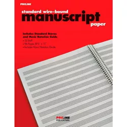Proline Standard Wire-Bound Manuscript Paper Pad