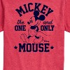 Men's - Disney - The One And Only Mickey Short Sleeve Graphic T-Shirt - 2 of 4