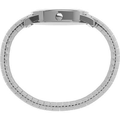 Men's Timex Easy Reader Expansion Band Watch - Light Silver/Blue - image 2