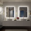 Apmir Super Bright 192 LEDs/m Back LED Lighted Anti-Fog Tempered Glass Bathroom/Vanity Mirror with ETL & 3-Year Warranty - 3 of 4
