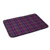 Schatzi Glenn Plaid Holiday Memory Foam Bath Rug Brown - Deny Designs - 2 of 4