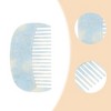 Unique Bargains Retro Anti-Static Pocket Size wide-tooth for Thick Curly Hair Detangling Combs Blue 1 Pc - 3 of 4