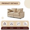 WJShome Sectional Couches for Living Room,Cloud Sofa with Chenille Upholstery & Double Layer Cushions, Modern Living Room Modular Couch for Bedroom - 4 of 4