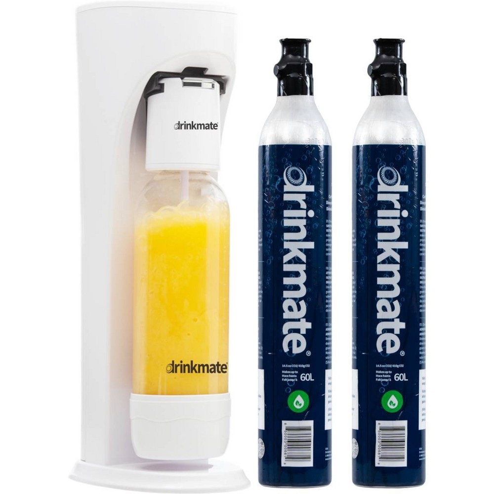 Photos - Saturator Drinkmate Bubble Up Bundle OmniFizz Soda Maker White