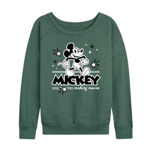 Women's - Disney - Mickey Mouse Lightweight French Terry Slouchy - 1 of 4