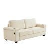 86.5 inch Sofa Couch- Deep Seat Sofa with two storage spaces - 2 of 4