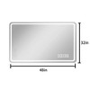 Mirror for Bathroom, Vanity Mirror for Bathroom, Wall Mounted Anti-Fog Frameless Make Up Mirror - 3 of 4