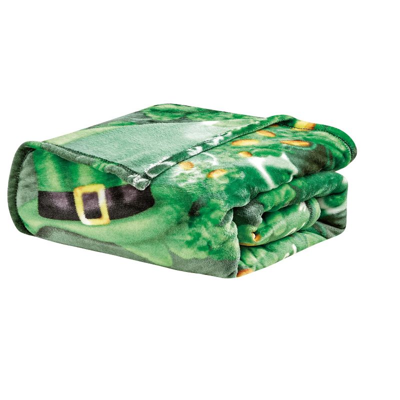 Noble House St. Patricks Day Super Cozy and Lightweight Microplush Throw Blanket 50"x70", 3 of 5
