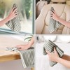 Unique Bargains Microfiber Absorbent Striped Cleaning Cloth 12 Pcs - 2 of 4