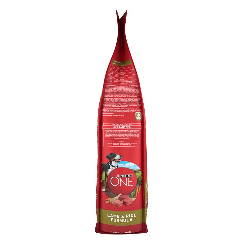 Purina ONE SmartBlend Natural Dry Dog Food with Rice and Lamb, 6 of 9