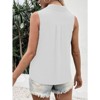 Coolmee Womens Dressy Tank Tops Summer Sleeveless Work Blouses  V Neck Shirts Business Casual Outfits - 3 of 3