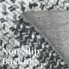 Washable Modern Braided Printed Rug Non Slip Low Pile Rug Soft Contemporary Throw Floor Cover Foldable Indoor Carpet for Living Room Bedroom Playroom - 4 of 4