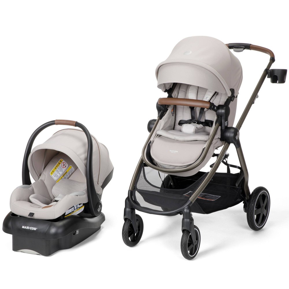 Maxi-Cosi Zelia Luxe Travel System - New Hope Tan