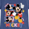 Girls' - Disney - Mickey Tribute Panels Fitted Short Sleeve Graphic T-Shirt - 2 of 4