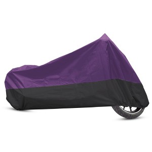 Unique Bargains 180T Waterproof Rain Dust Motorcycle Cover Outdoor Sun Protector - 1 of 4
