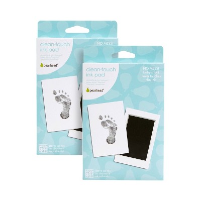 Pearhead Clean-touch Print Pad - Black - 2pk : Target