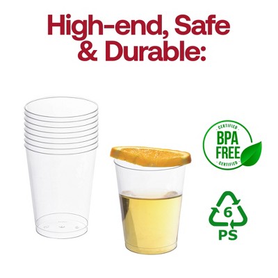Clear 10 oz. Disposable Plastic Party Cups - 600 Count