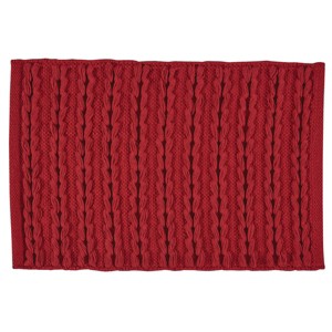Park Designs Red Winter Scarf Placemat Set of 4 - 1 of 3