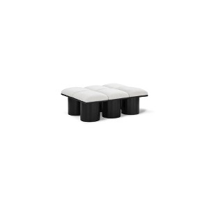 Meridian Furniture,Pavilion Boucle Fabric Bench - 1 of 4