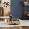 NICOLE MILLER NEW YORK PET Mod Damask Plushy Bolster Pet Bed - 2 of 4