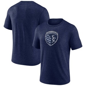 MLS Sporting Kansas City Men's Short Sleeve Tri-Blend T-Shirt - 1 of 3