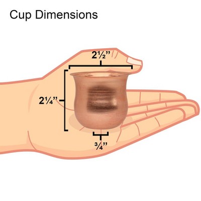 Marrgon Copper Rain Chain with Pot Style Cups for Gutter Downspout Replacement