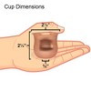 Marrgon Copper Rain Chain with Pot Style Cups for Gutter Downspout Replacement - 3 of 4