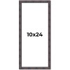 PosterPalooza | Panoramic Slim Profile Brown Picture Frame - UV Acrylic, Foam Board Backing, Hanging Hardware - 2 of 4