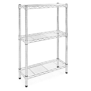 Shelving.com Chrome Wire Shelving with 3 Tier Shelves - - 1 of 3