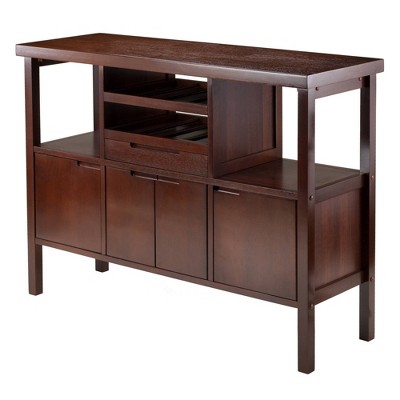 Diego Buffett Sideboard Cabinet Wood/Walnut - Winsome