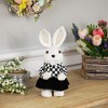 Northlight Girl Easter Rabbit Figurine in Checkered Dress -10" - 2 of 4