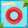Jasonwell Inflatable Pool Floats 3-Pack, Fruit Swim Rings (Watermelon, Kiwi, Orange)Swimming, Beach, KidsToys for Multicolor - 4 of 4