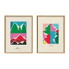 Kate and Laurel Sylvie Beyond Our Wildest Dreams and Remember When People Kissed Framed Canvas Art Set by Amber Vittoria - 2 of 4